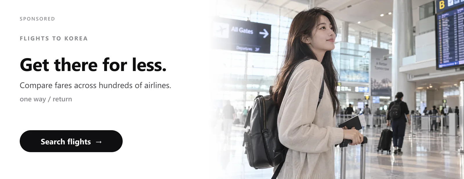 Sponsored. Find flights to Korea — Compare fares across airlines.